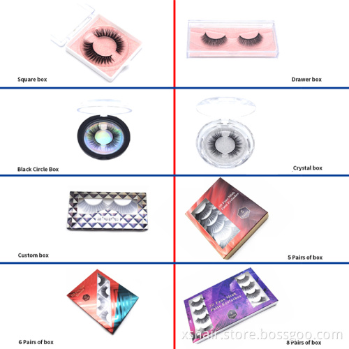 Wholesale Price 25mm 3d Mink Eyelashes Mink 25mm Lashes with Customize Box